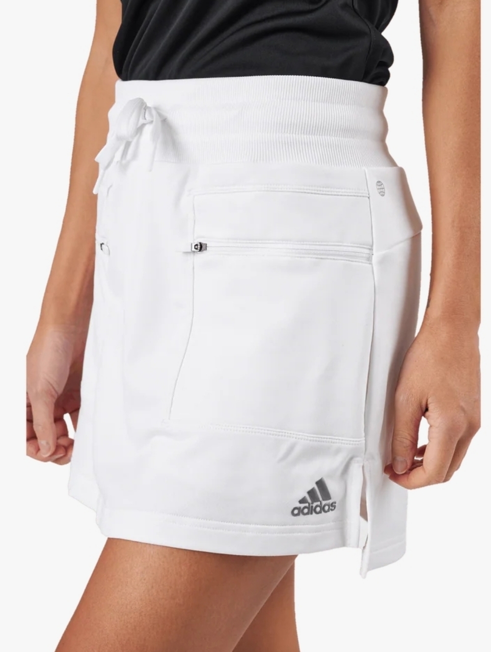Adidas Worp Knit Golf Skirt White Size Medium